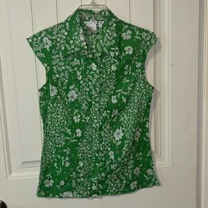 100% Cotton Floral Top